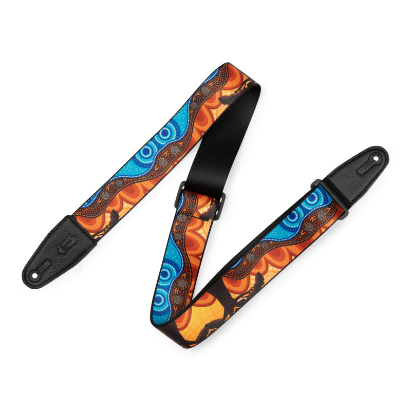 LEVY'S MP2DU-003 2 Down Under Series Поли Guitar Strap - Landscape Ремень для гитары