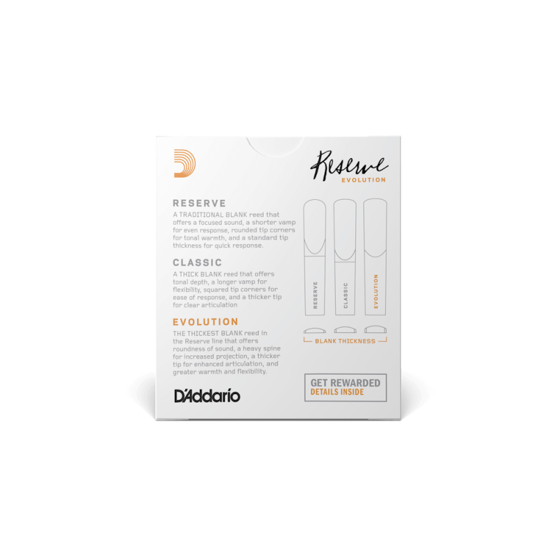 D`ADDARIO Reserve Evolution Bb Clarinet #3.5 (1шт)