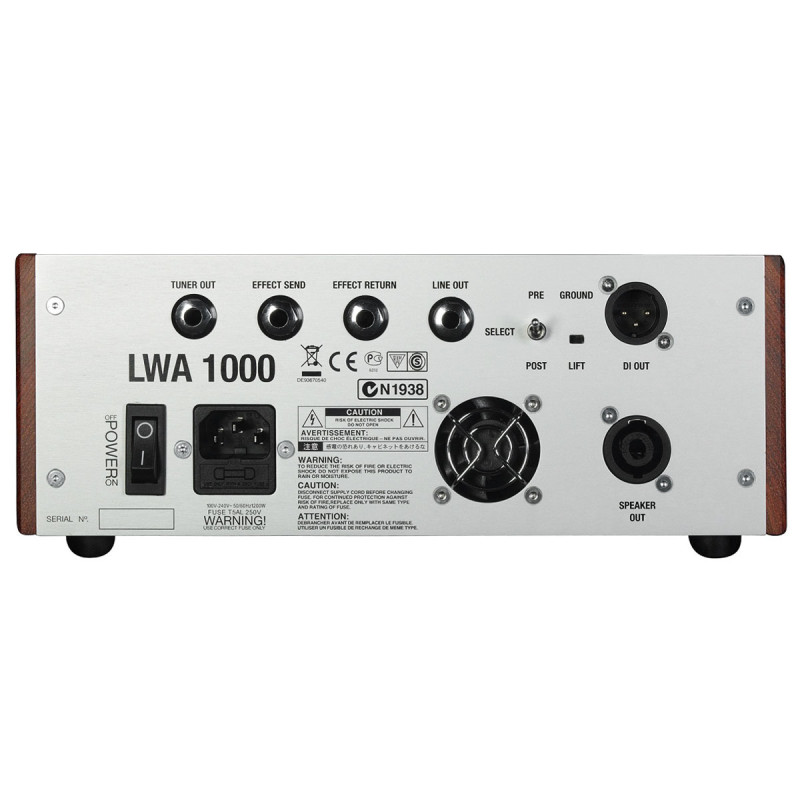 WARWICK LWA 1000 (Silver) Усилитель-голова для бас-гитары