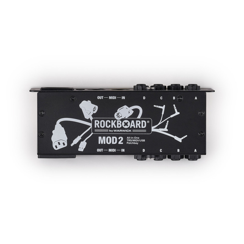 ROCKBOARD MOD 2 V2 All-in-One TRS, Midi & USB Patchbay