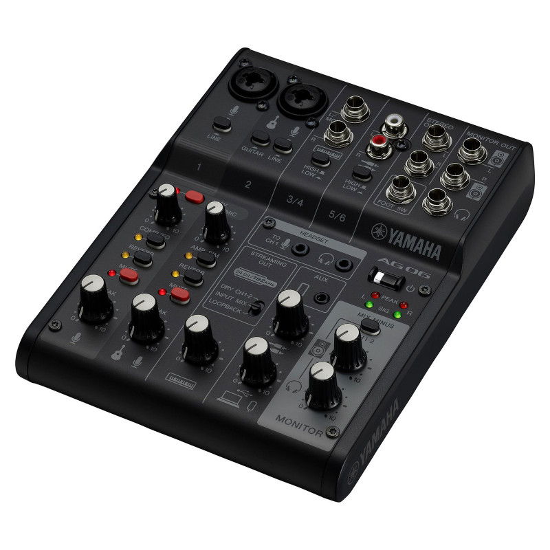 YAMAHA AG06MK2 (Black) Аудіоінтерфейс для ПК