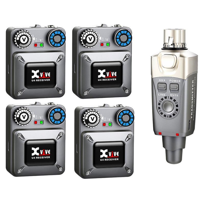 XVIVE U4R4 In-Ear Monitor Wireless System Система персонального моніторингу