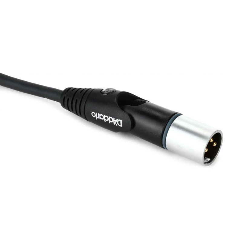 D'ADDARIO PW-MS-10 Custom Series Swivel Microphone Cable (3m)