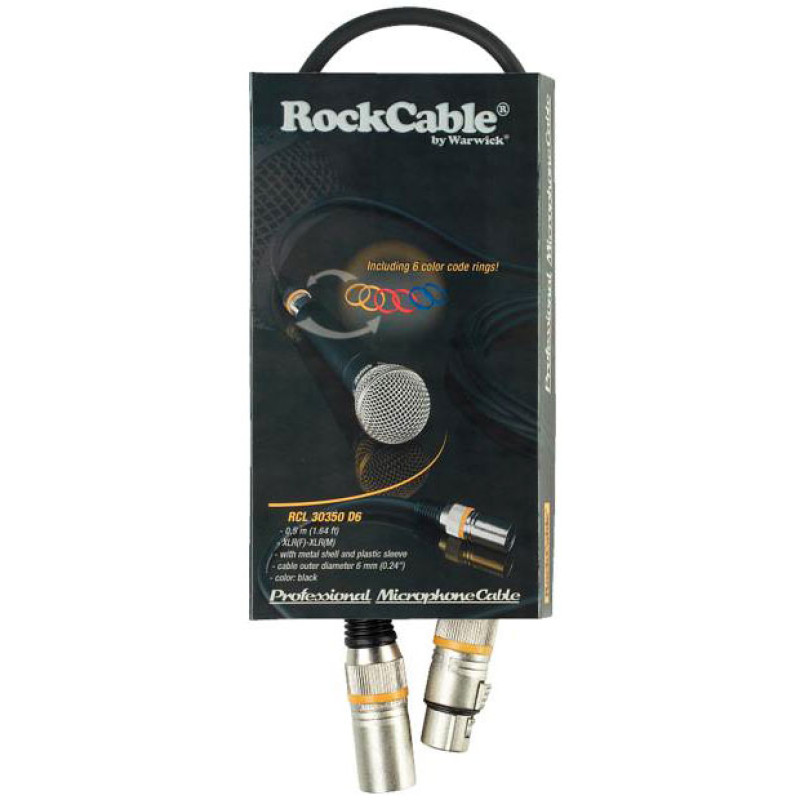 ROCKCABLE RCL30350 D7 Microphone Cable (0.5m)