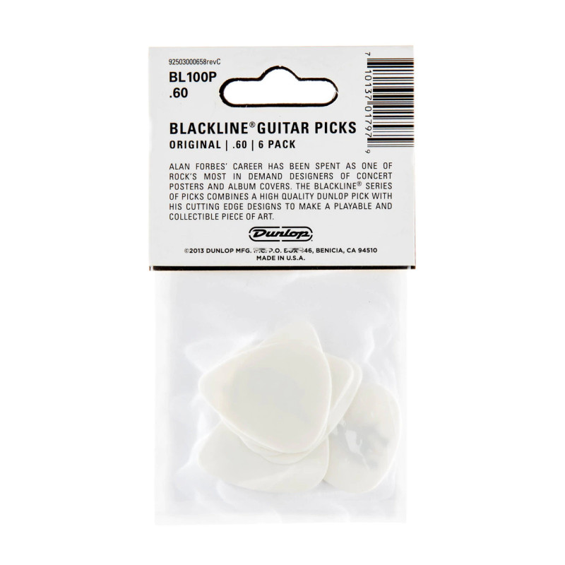 DUNLOP ALAN FORBES PICK .60MM Медіатори