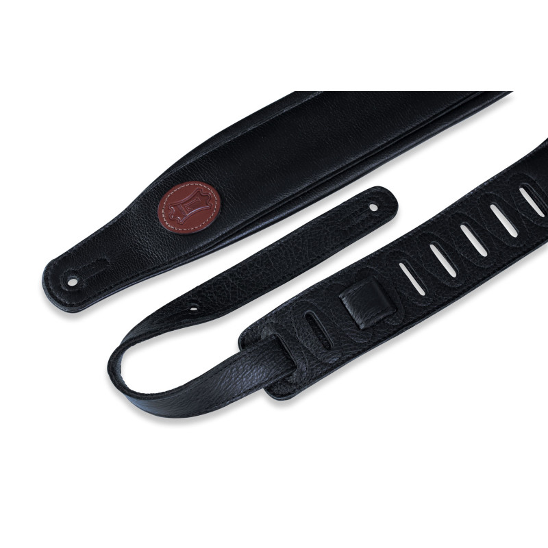 LEVY'S MSS2-BLK SIGNATURE SERIES PADDED GUITAR STRAP (BLACK) Ремінь для гітари