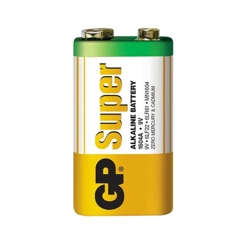 GP SUPER ALKALINE 9V (6LF22)