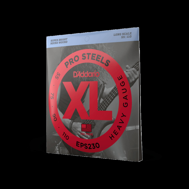 D’ADDARIO EPS230 XL PROSTEELS BASS HEAVY (55-110) Струны для бас-гитары