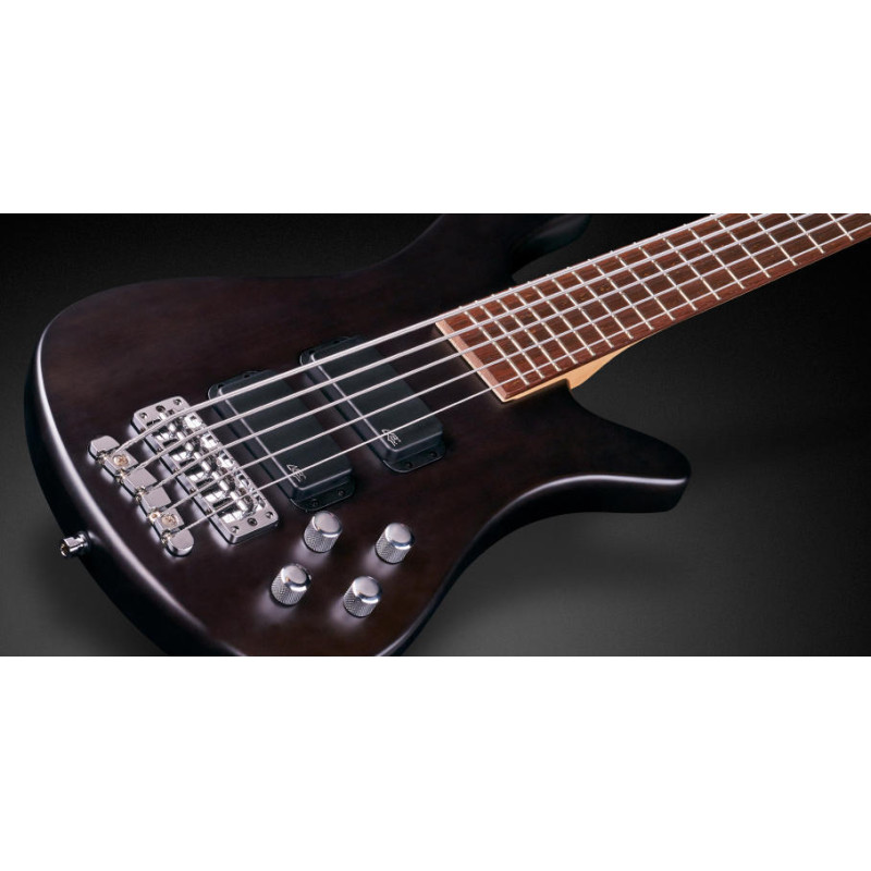 WARWICK RockBass Streamer Standard, 5-String (Nirvana Black Transparent Satin) Бас-гітара