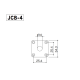 GOTOH JCB-4 C Jack Cover (Chrome)