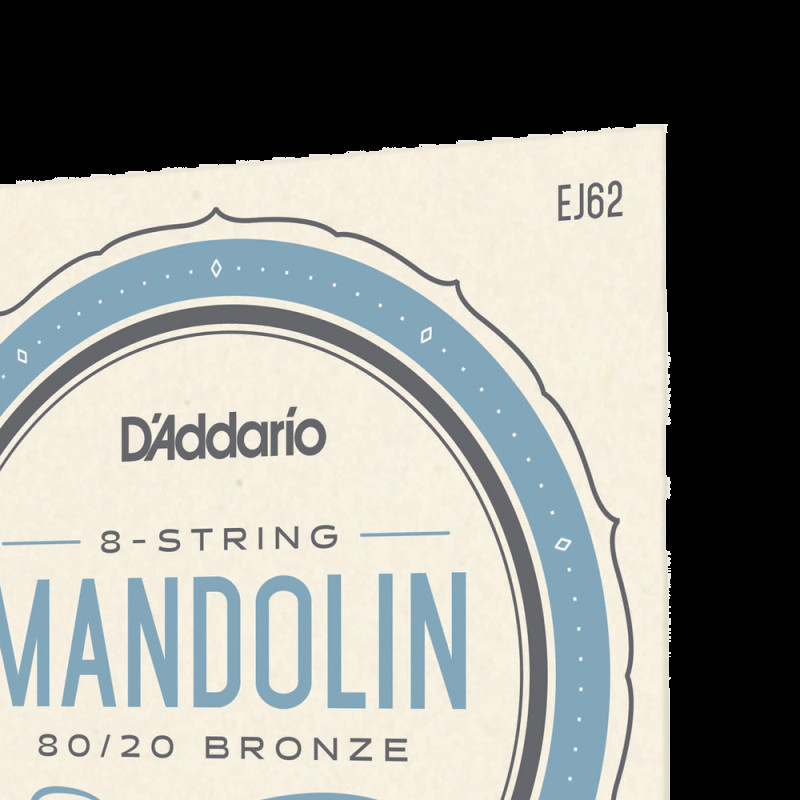 D’ADDARIO EJ62 MANDOLIN 80/20 BRONZE LIGHT (10-34) Струны для мандолины