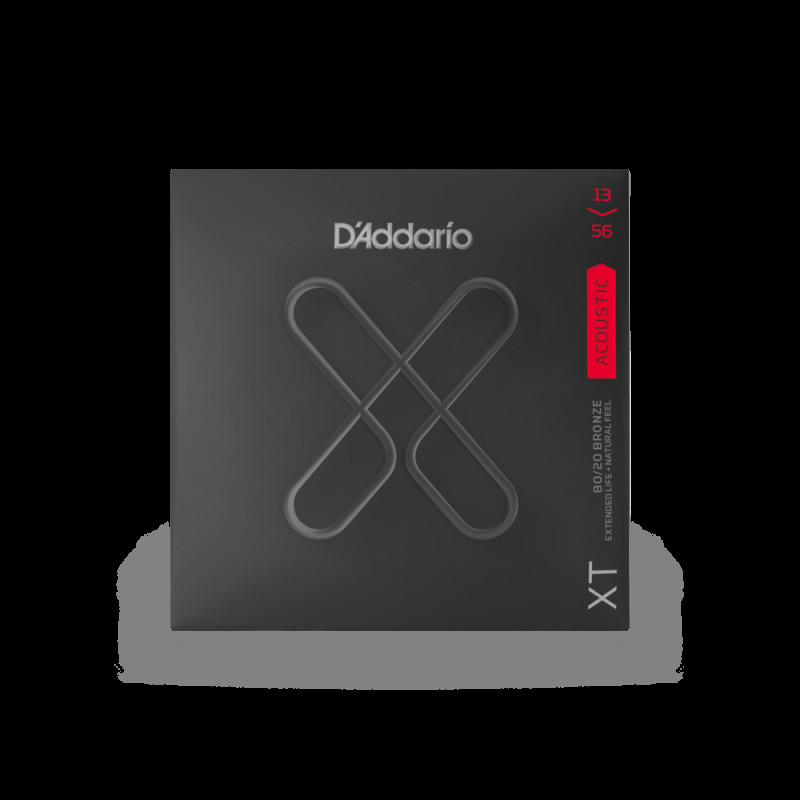 D‘ADDARIO XTABR1356 XT 80/20 BRONZE MEDIUM (13-56) Струни для акустичної гітари