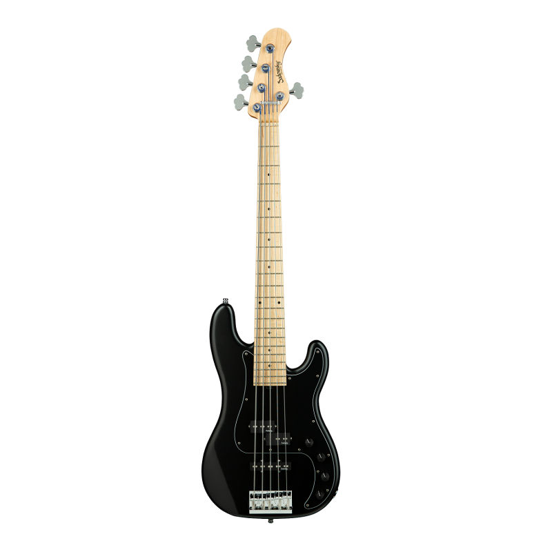 SADOWSKY MetroLine 21-Fret Hybrid P/J Bass, Ash, 5-String (Solid Black Satin) Бас-гітара