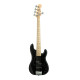 SADOWSKY MetroLine 21-Fret Hybrid P/J Bass, Ash, 5-String (Solid Black Satin) Бас-гітара