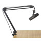 GATOR FRAMEWORKS GFWMICBCBM2000 Desktop Mic Boom Stand
