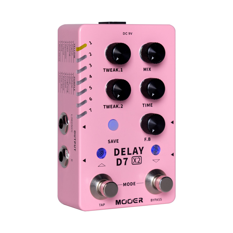 MOOER D7 X2 Delay Педаль эффектов