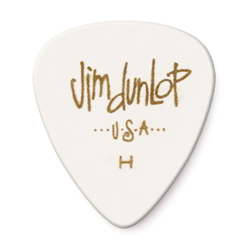 DUNLOP CELLULOID WHITE PICK HEAVY Медіатори