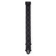 D`ADDARIO 50BAL02 AUTO LOCK GUITAR STRAP (BLACK PADDED DIAMONDS)