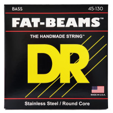 DR STRINGS FAT-BEAMS Bass 5-String - Medium (45-130) Струни для бас-гітари