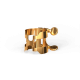 D`ADDARIO H-LIGATURE & CAP FOR Bb CLARINET Gold-Plated