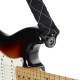 D`ADDARIO 50BAL02 AUTO LOCK GUITAR STRAP (BLACK PADDED DIAMONDS)
