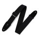 LEVY'S MC8-BLK CLASSICS SERIES COTTON GUITAR STRAP (BLACK) Ремінь для гітари