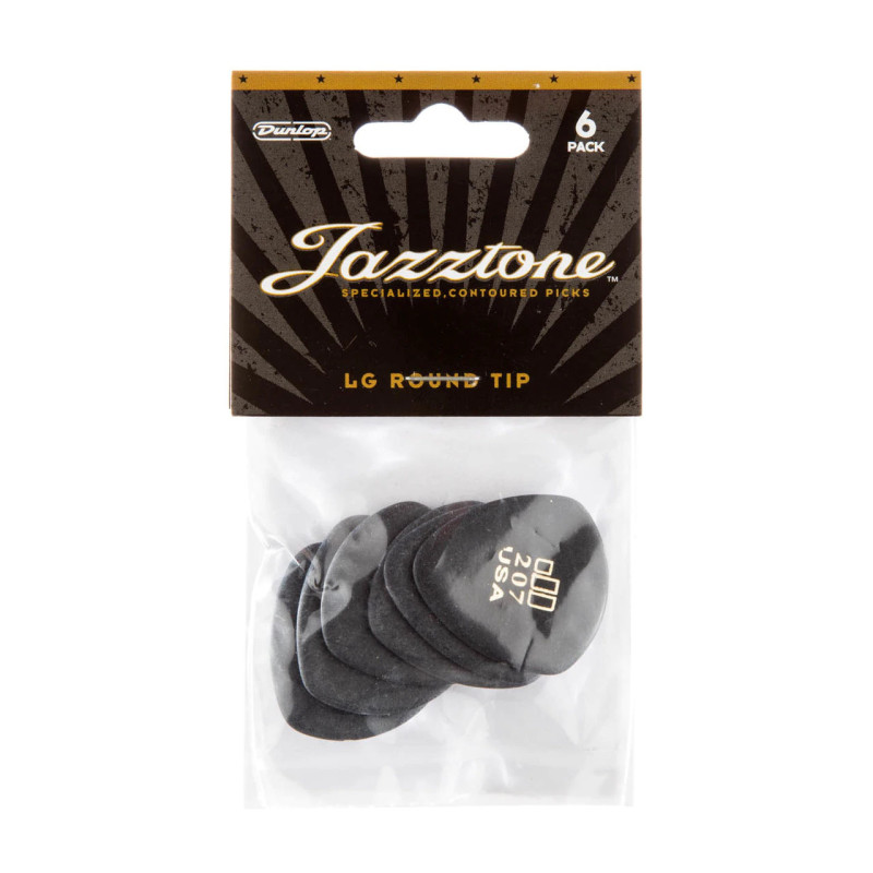 DUNLOP JAZZTONE LARGE ROUND TIP PICK Медіатори