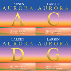 Комплект струн Larsen Aurora (medium) 4/4 для віолончелі