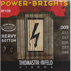 THOMASTIК Комплект струн Thomastik Power-Brights Heavy Bottom для електро-гітари Струни для електрогітари