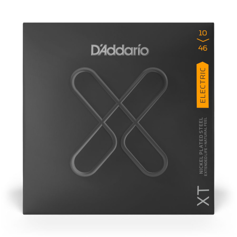 D'ADDARIO XTE1046 XT ELECTRIC NICKEL PLATED STEEL REGULAR LIGHT (10-46) Струни для електрогітари