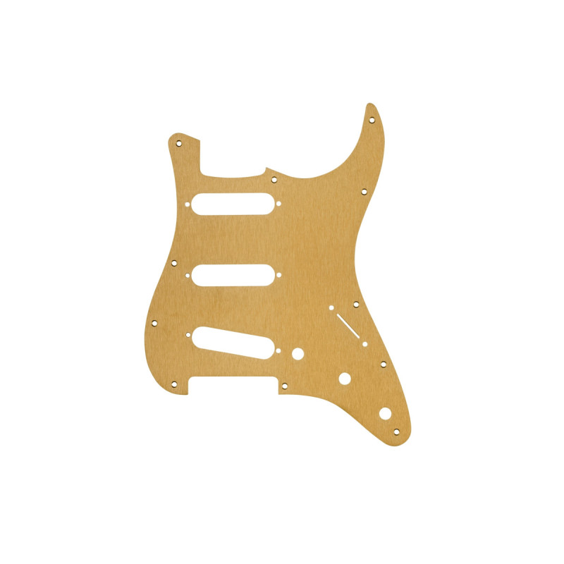 FENDER PICKGUARD ДЛЯ STRAT S/S/S 11-ОТВЕРСТИЙ ЗОЛОТОЙ АНОДИРОВАННЫЙ Пикгард