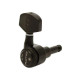 Кілки для гітари GRAPH TECH PRL-8311-B0 Electric Locking 3+3 C0ntemporary Black 2 Pin