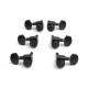 Кілки для гітари GRAPH TECH PRL-8311-B0 Electric Locking 3+3 C0ntemporary Black 2 Pin