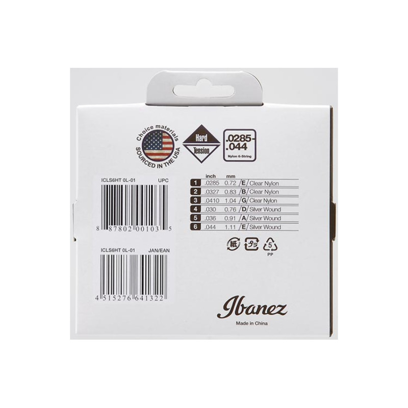 IBANEZ ICLS6HT CLASSIC GUITAR STRING 28,5-44 Струны для классических гитар
