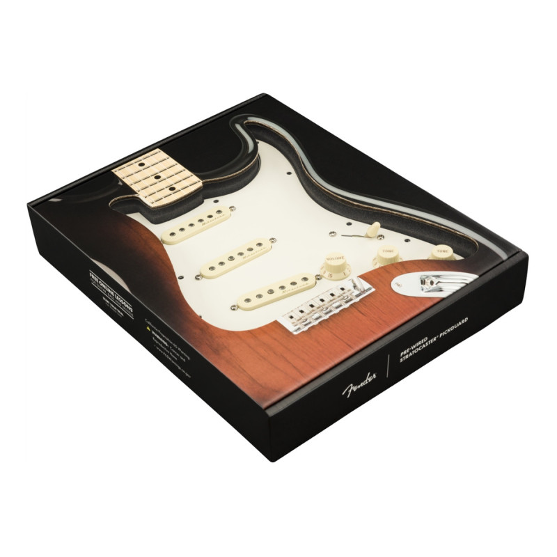 FENDER PRE-WIRED STRAT PICKGUARD VINTAGE NOISELESS WHITE Пікгард зі звукознімачами