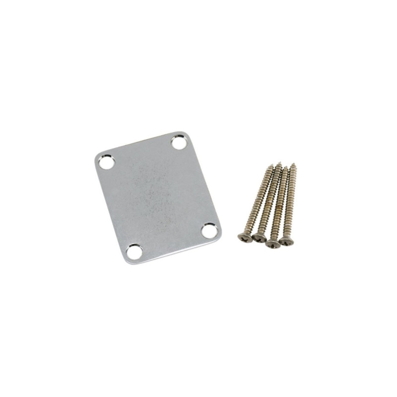 FENDER 4-BOLT NECK PLATE VINTAGE-STYLE CHROME Пластина для кріплення грифа