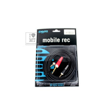Кабель коммутационный KLOTZ AY5 Y-CABLE STEREO MINI JACK - 2xJACK MONO BLACK 6 M
