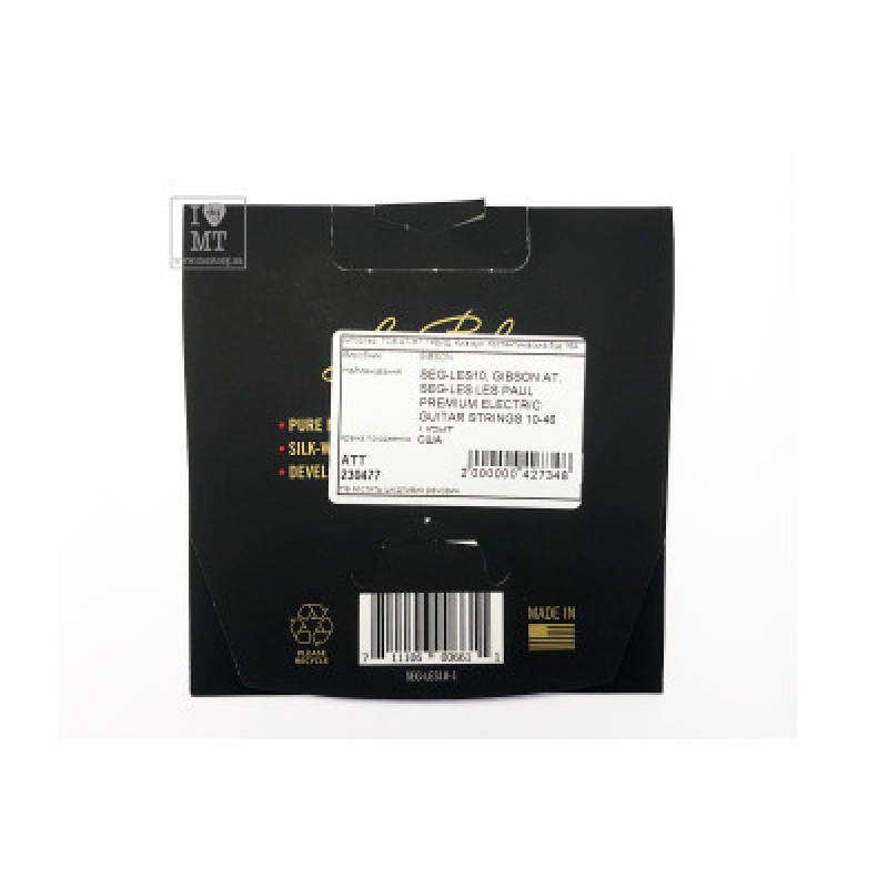 Струни для електрогітар GIBSON SEG-LES LES PAUL PREMIUM ELECTRIC GUITAR STRINGS 10-46 LIGHT