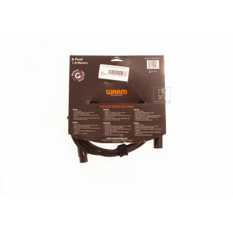 Кабель мікрофонний WARM AUDIO Prem-XLR-6'