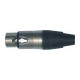 Конектор XLR 3-pin female (мама) QUIK LOK NC354 Neutrik NC3FXX