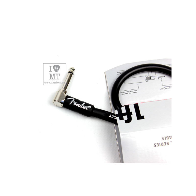 FENDER CABLE PROFESSIONAL SERIES 1' BLACK Кабель інструментальний