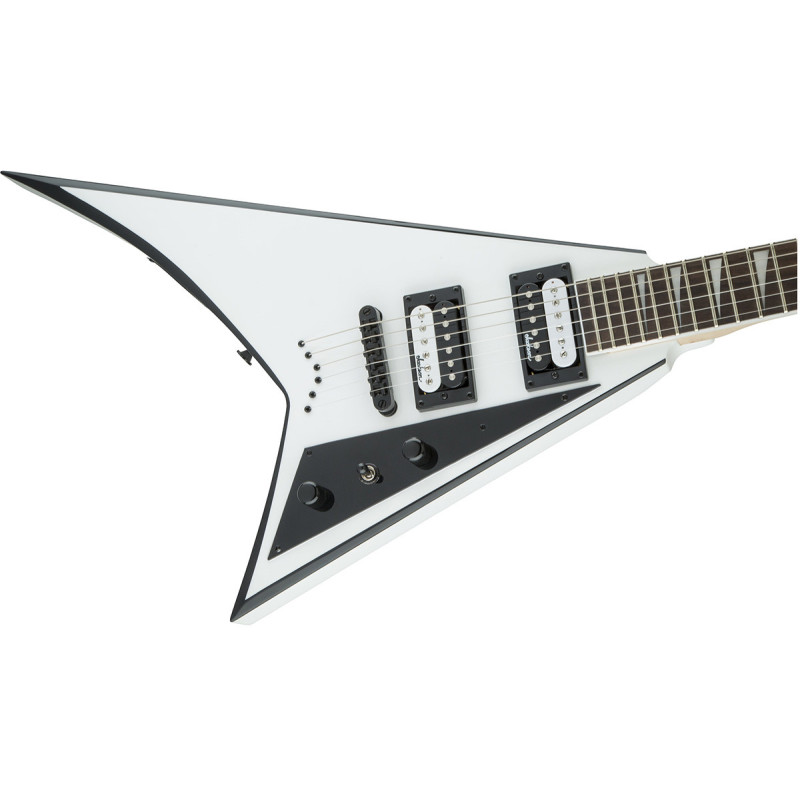 JACKSON JS32T RHOADS AH WHITE WITH BLACK BEVELS Електрогітара