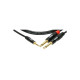 Кабель коммутационный KLOTZ KY5-090 MINILINK PRO Y-CABLE BLACK 0.9 M