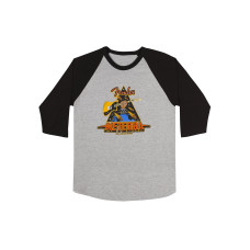 FENDER RAGLAN METEORA GRAY BLACK XXL Лонгслів