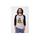 FENDER RAGLAN METEORA GRAY BLACK XXL Лонгслів