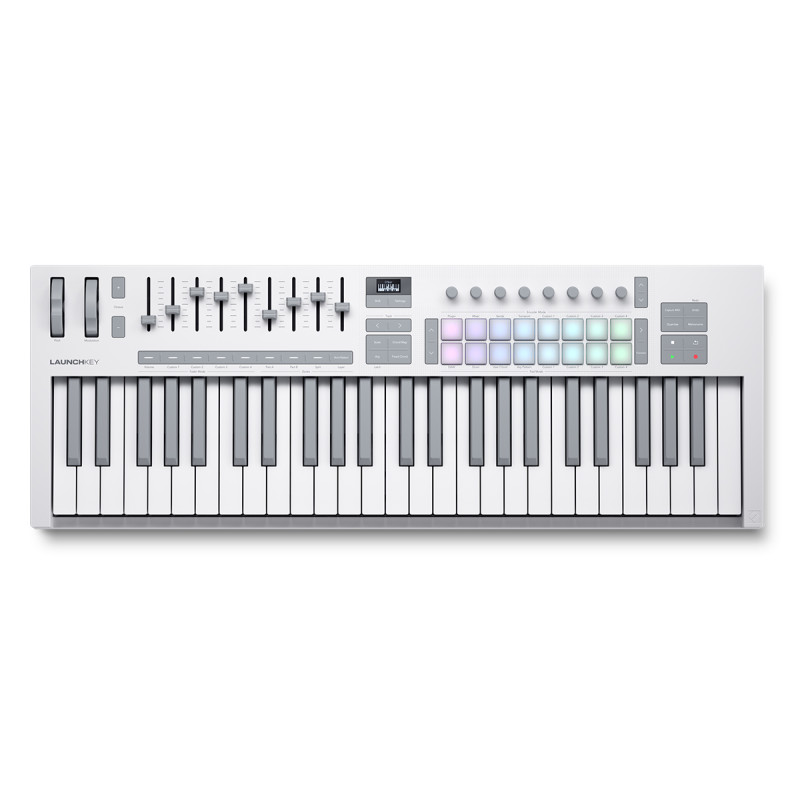 NOVATION Launchkey 49 MK4 White Edition MIDI клавиатура