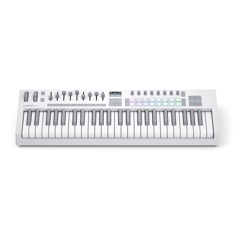 NOVATION Launchkey 49 MK4 White Edition MIDI клавиатура