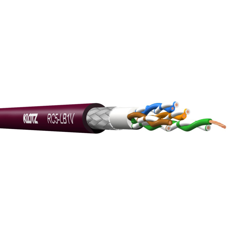 KLOTZ RC5-LB1V Туровий CAT5e RamCAT-Flex S/UTP кабель 4x2x0.15 мм² чорний