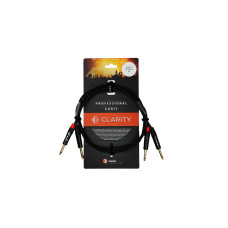 CLARITY 2xJACK-2xJACK-B/2m Коммутационный кабель