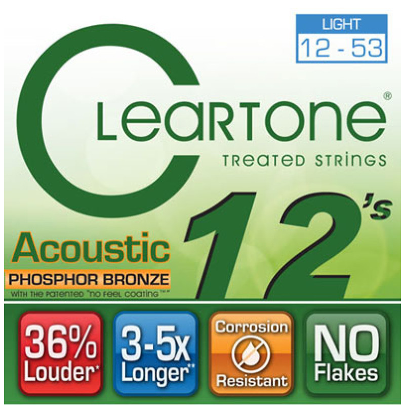 CLEARTONE 7412 ACOUSTIC PHOSPHOR BRONZE LIGHT (12-53